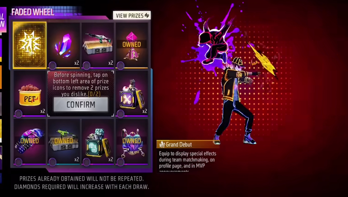 Grand Debut Arrival Animation