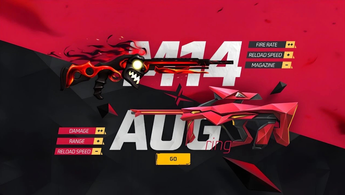 Free Fire M14 x AUG Ring Event
