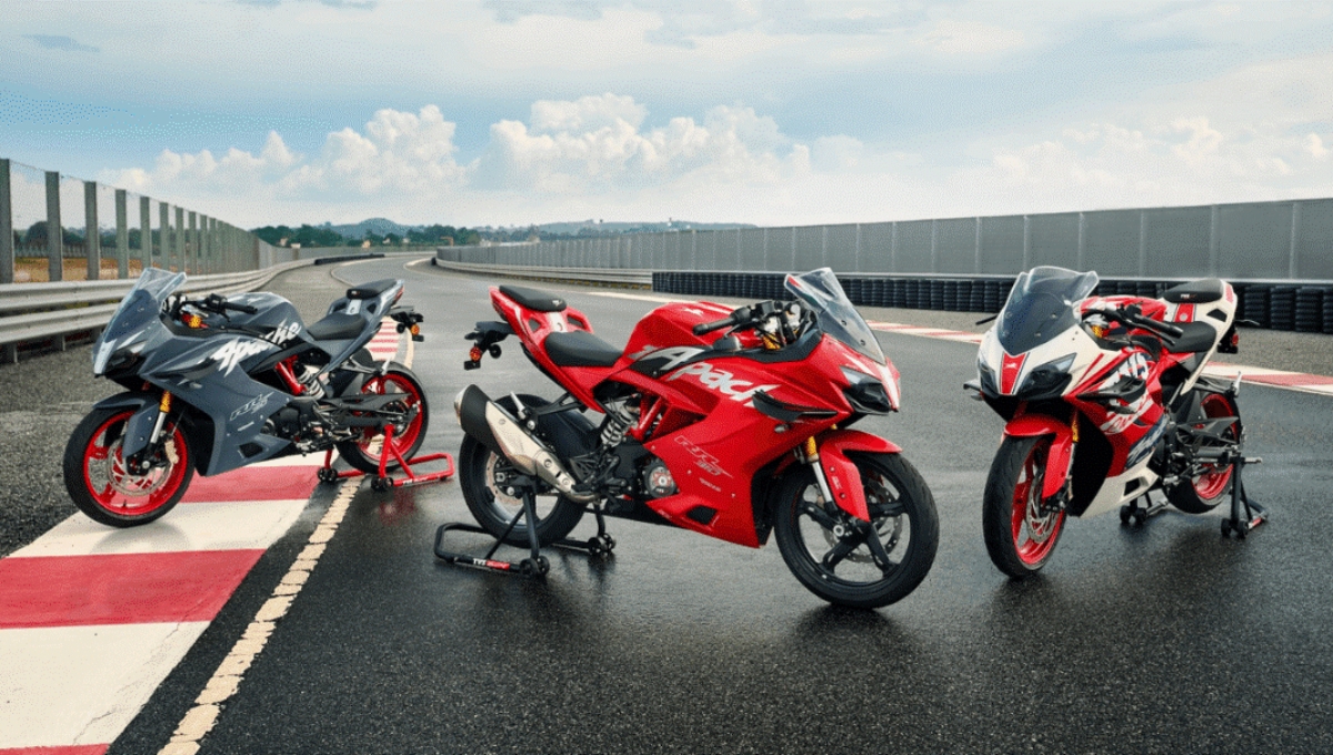 TVS Apache RR 310 : 2.72 लाख में दमदार स्पोर्ट्स बाइक, जानिए पावरफुल फीचर्स