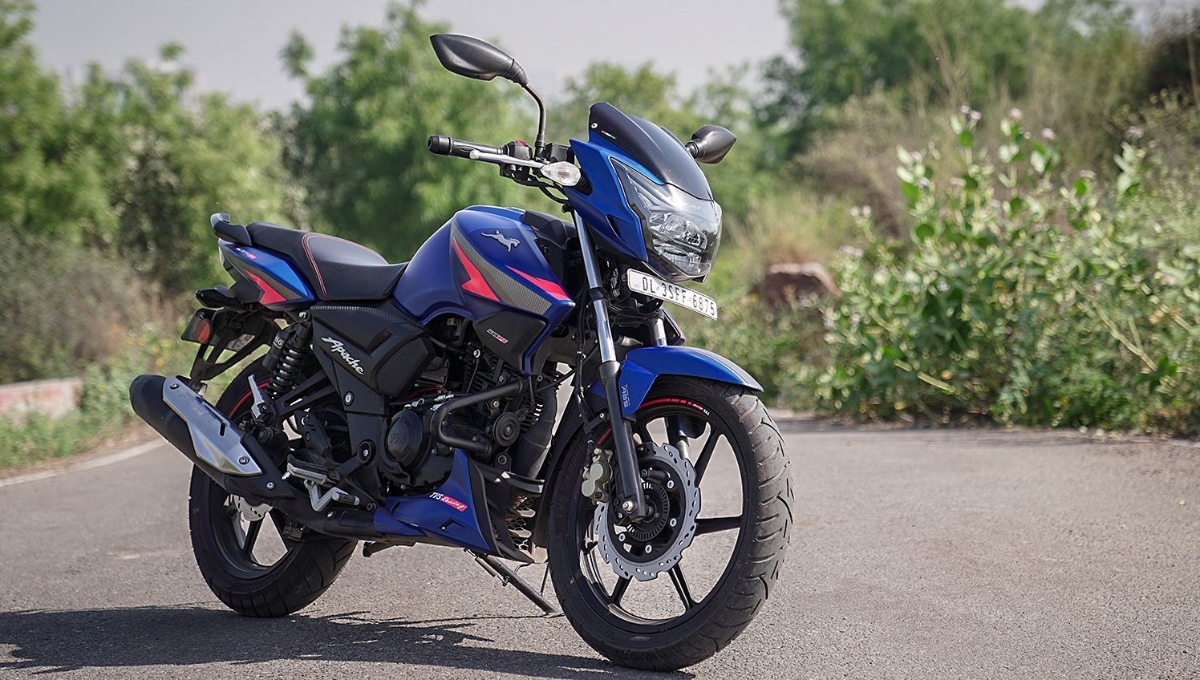 TVS Apache RTR 160: 1.20 लाख से शुरू, दमदार पावर और एडवांस फीचर्स के साथ