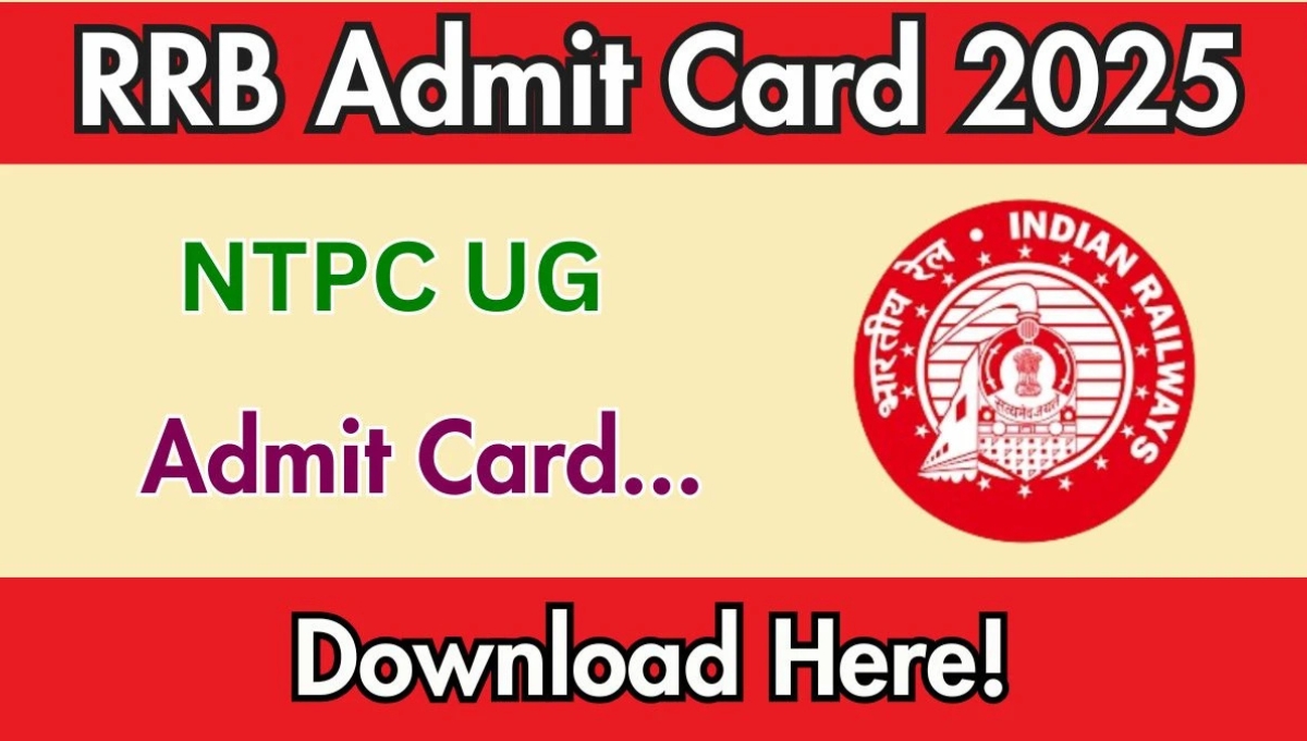 RRB NTPC UG Admit Card