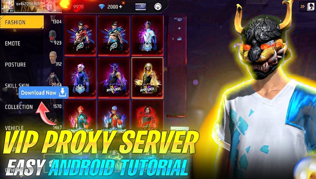 Free Fire VIP Proxy Server