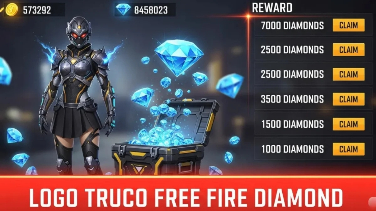 Logo Truco Free Fire Diamond