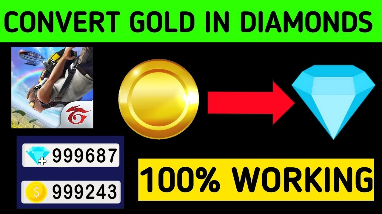 Free Fire Gold to Diamond Converter