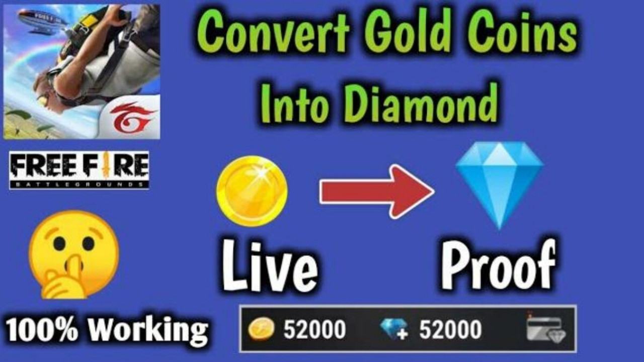 Free Fire Gold to Diamond Converter