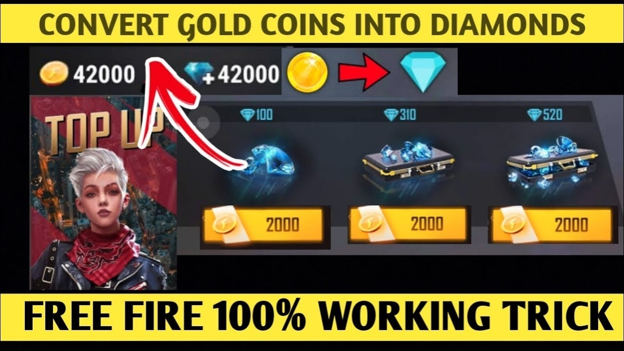 Free Fire Gold to Diamond Converter