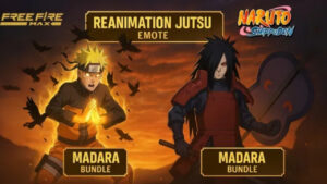 Free Fire में Naruto का जादू! Reanimation Jutsu Emote से बनें गेम के असली निंजा