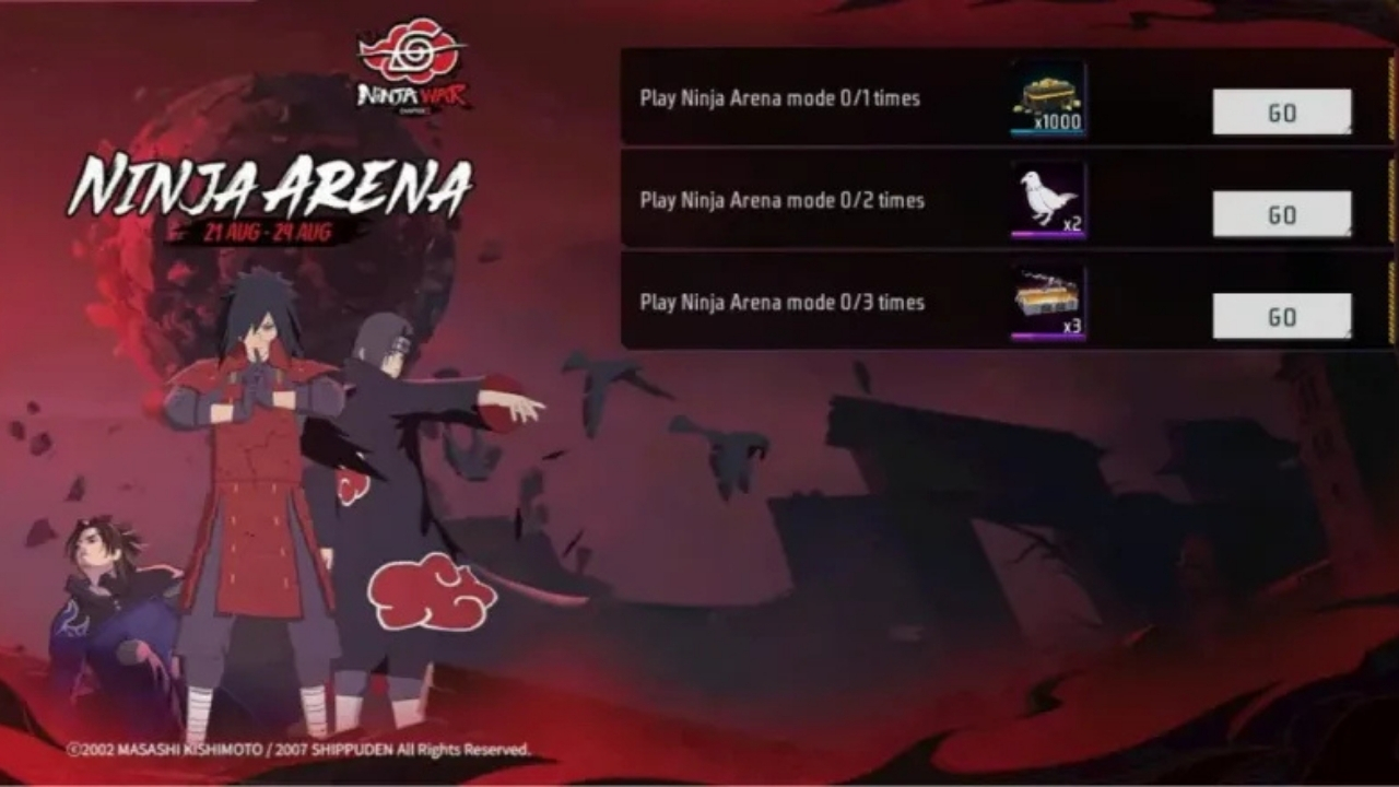 Free Fire Ninja Arena Mode 2025
