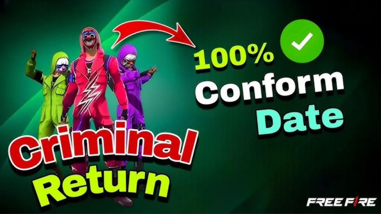 Free Fire Green Criminal Bundle 2025