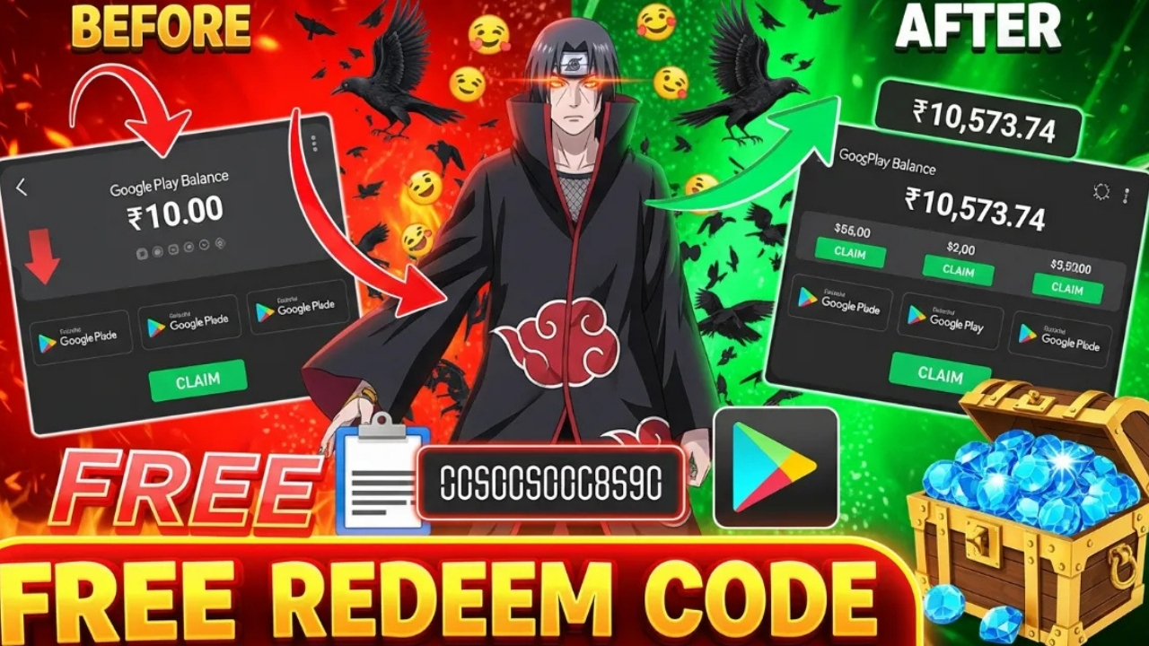 Free Fire Itachi Bundle Redeem Code
