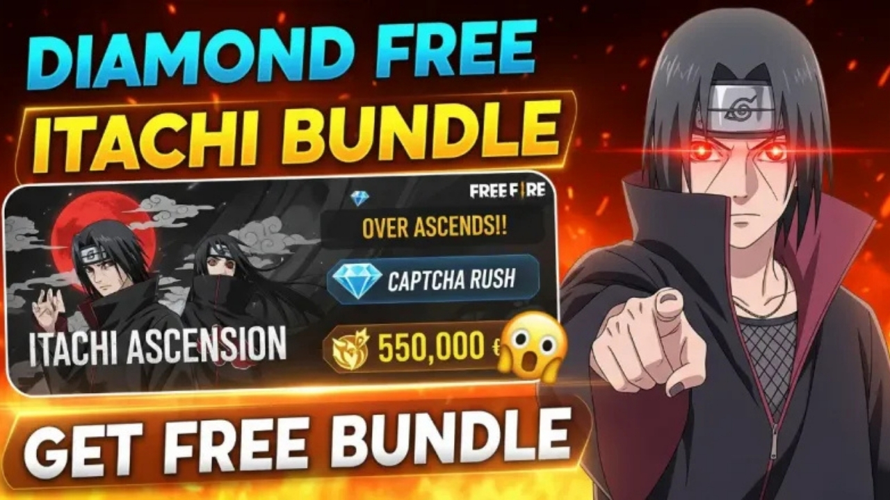 Free Fire Itachi Bundle Redeem Code