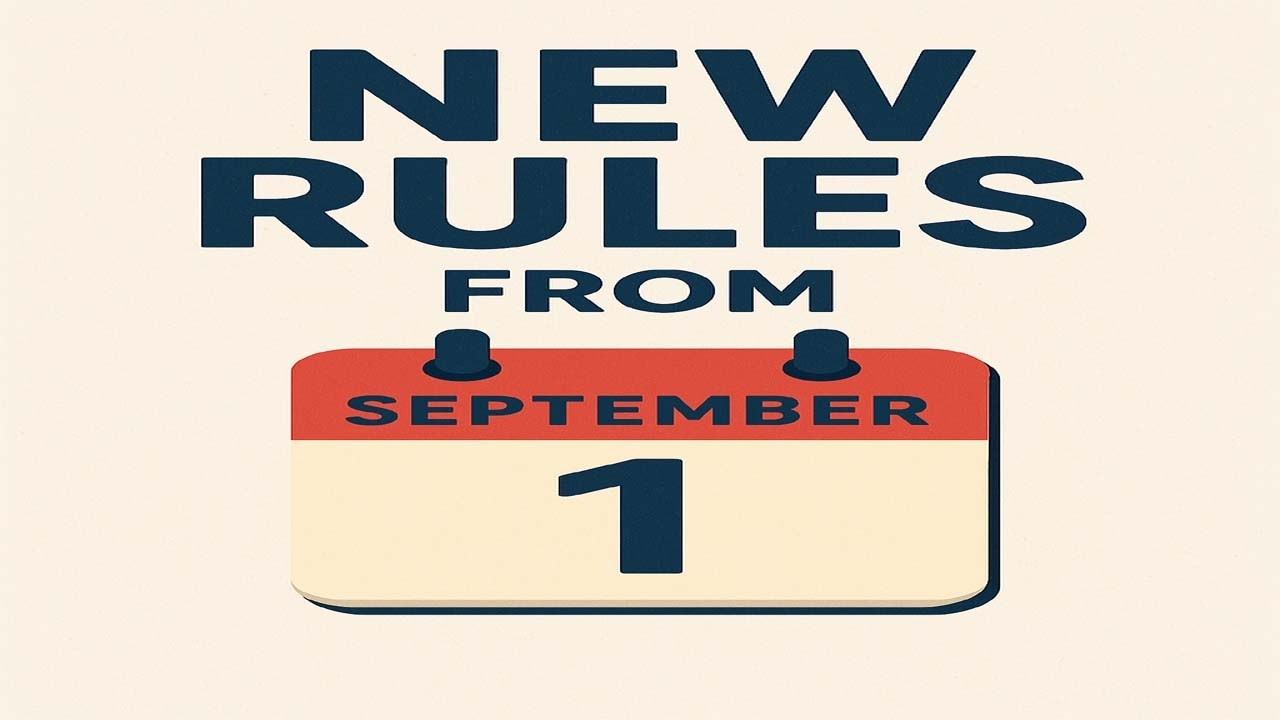 September 1 Rule Changes