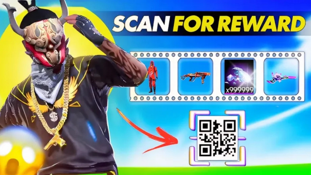 Free Fire QR Code Diamond 2025