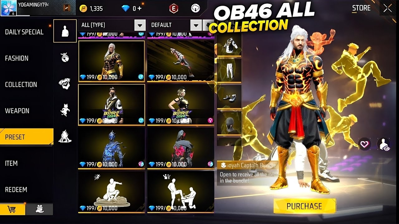 Free Fire OB46 Diamond Blast