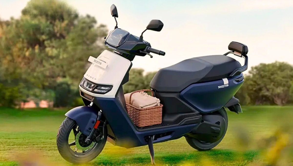 Ather Rizta 2025: 4.3 kW पावर, 80 kmph टॉप स्पीड, और स्मार्ट इलेक्ट्रिक स्कूटर कीमत ₹1,50,000