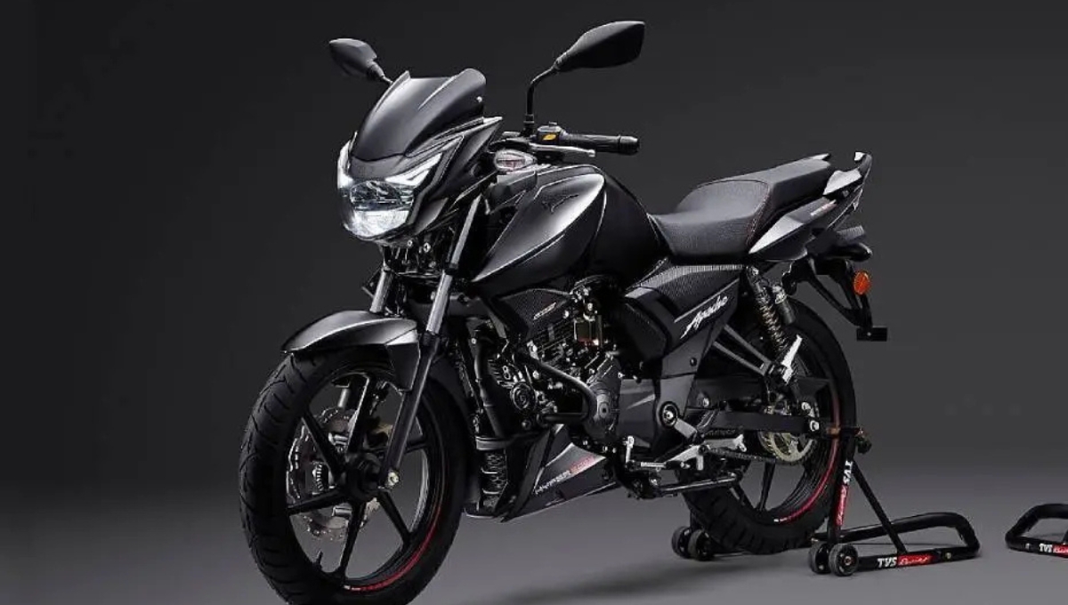 1.25 लाख की कीमत पर TVS Apache RTR 160 पावर, स्टाइल और सेफ्टी का परफेक्ट कॉम्बिनेशन