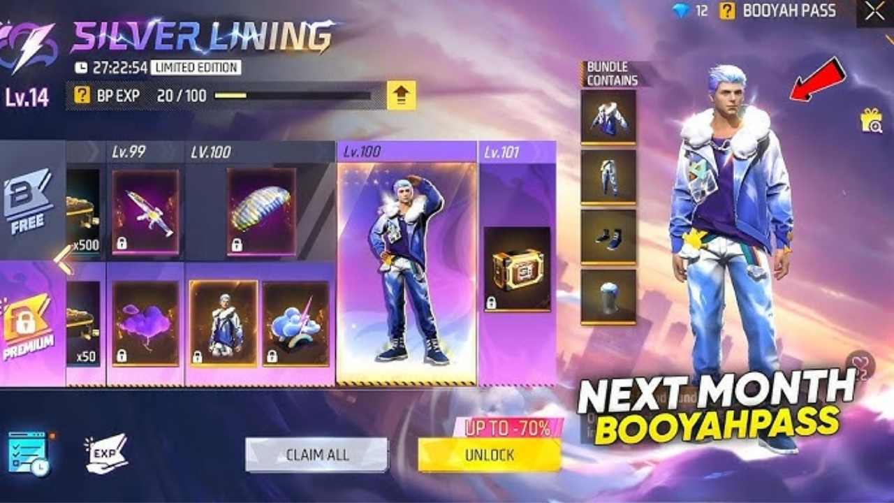 Free Fire October Booyah Pass