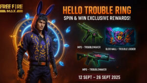 Free Fire Hello Trouble Ring Event: कम डाइमंड में जीतें Rare Bundles और Exclusive Skins – जानें पूरी डिटेल