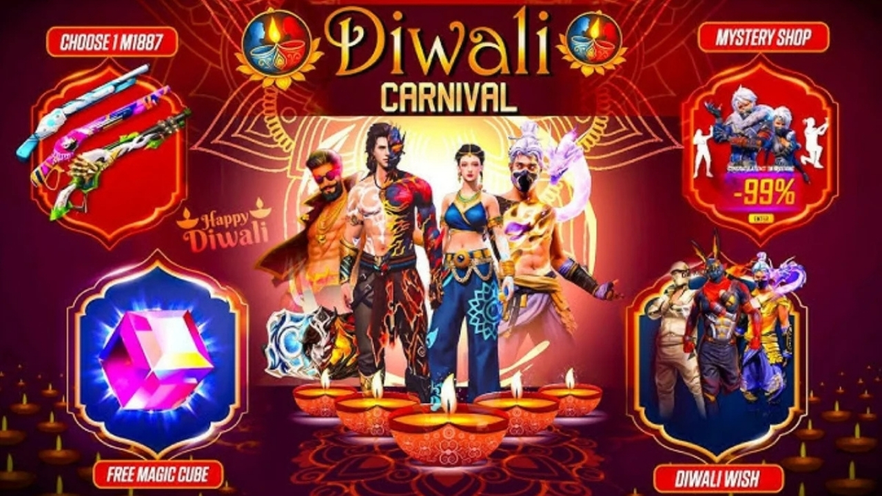 Free Fire Diwali Event 2025